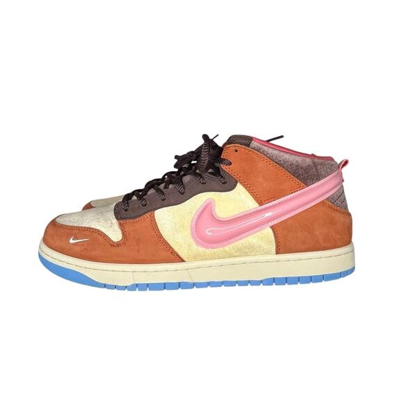 Nike Other - Nike x Social Status Dunk Mid "Chocolate Milk" Sneakers Size 13 Brown